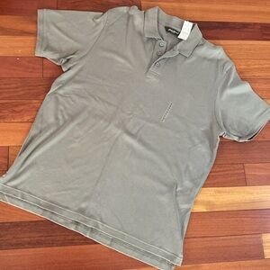 Eddie Bauer sage green polo size large tee men’s